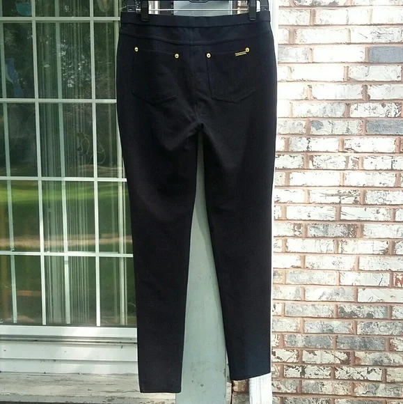 Michael Kors black pull-on legging pants - Medium - Picture 5 of 7